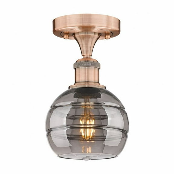 Innovations Lighting - Rochester - 1 Light Semi-Flush Mount In Industrial