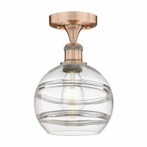 Innovations Lighting - Rochester - 1 Light Semi-Flush Mount In Industrial