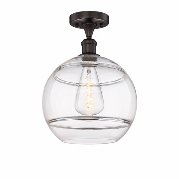 Innovations Lighting - Rochester - 1 Light Semi-Flush Mount In Industrial
