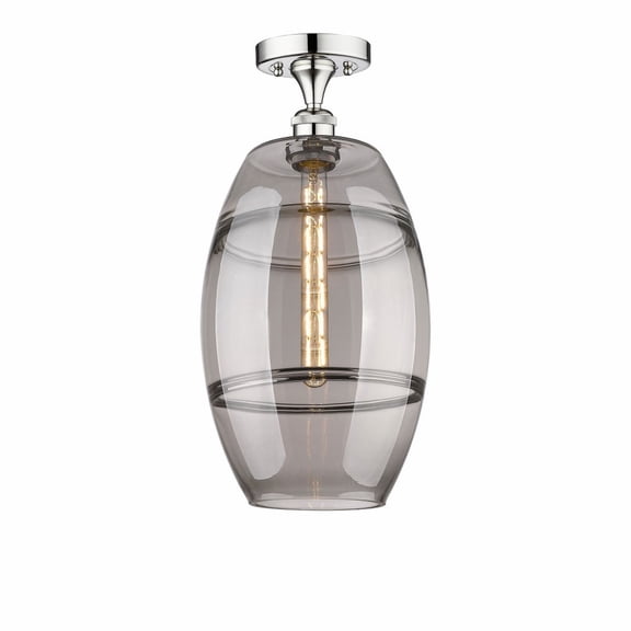 Innovations Lighting - Vaz - 1 Light Semi-Flush Mount In Industrial Style-18.63