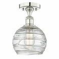thumbnail image 1 of Innovations Lighting - Athens Deco Swirl - 1 Light Semi-Flush Mount In, 1 of 5