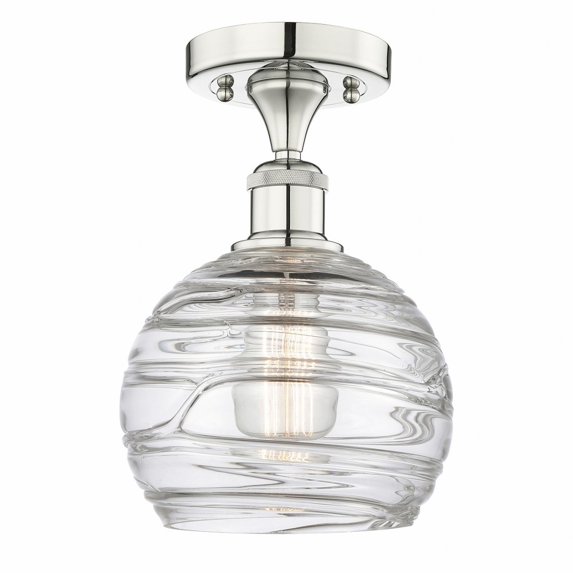 Innovations Lighting - Athens Deco Swirl - 1 Light Semi-Flush Mount In