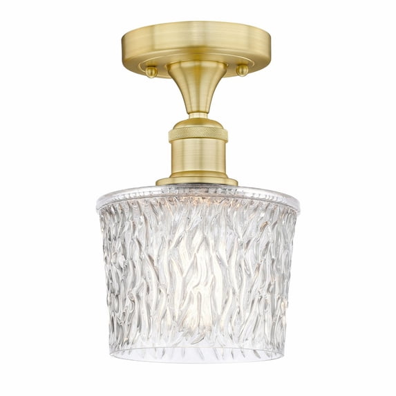 Innovations Lighting - Niagra - 1 Light Semi-Flush Mount In Art Deco Style-9.25