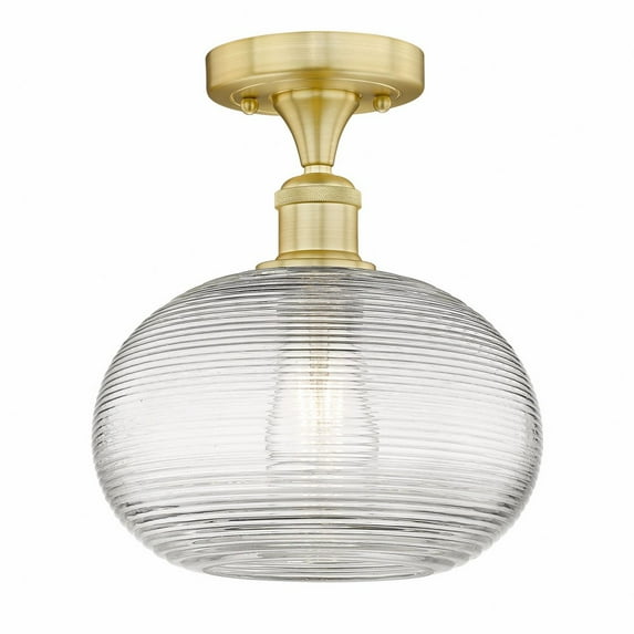 Innovations Lighting - Ithaca - 1 Light Semi-Flush Mount In Industrial