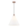 thumbnail image 1 of 616-1P-AC-GBC-161-Innovations Lighting-Berkshire - 1 Light Cord Hung Mini Pendant In Modern Style-18 Inches Tall and 16 Inches Wide-Antique Copper, 1 of 7