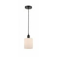 thumbnail image 1 of 616-1P-BK-G111-Innovations Lighting-Cobbleskill - 1 Light Mini Pendant In Industrial Style-9.75 Inches Tall and 5 Inches Wide-Matte Black Finish-Matte, 1 of 7