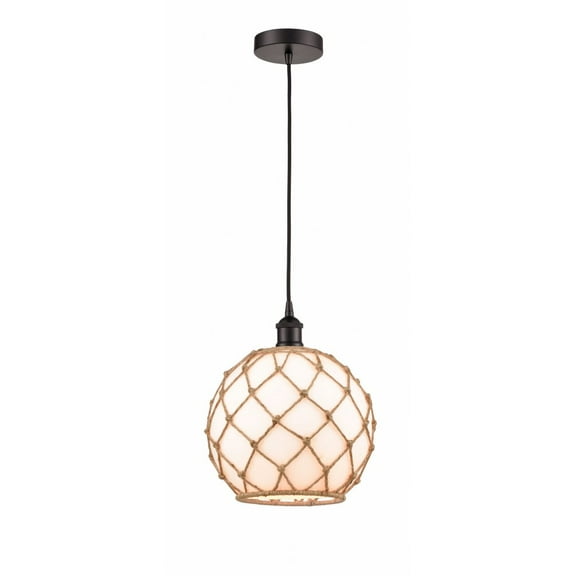 Innovations Lighting - Farmhouse Rope - 1 Light Mini Pendant In Industrial