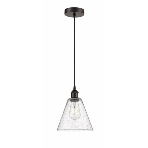 616-1P-OB-GBC-84-Innovations Lighting-Berkshire - 1 Light Cord Hung Mini Pendant In Modern Style-10.75 Inches Tall and 8 Inches Wide-Oil Rubbed Bronze
