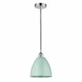 thumbnail image 1 of 616-1P-PC-MBD-9-SF-Innovations Lighting-Plymouth Dome - 1 Light Cord Hung Mini Pendant In Industrial Style-12.88 Inches Tall and 9 Inches, 1 of 1