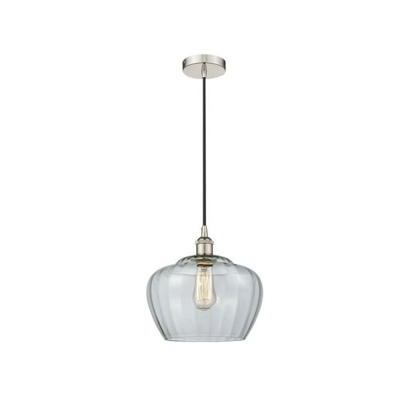 616-1P-PN-G92-L-Innovations Lighting-Fenton - 1 Light Mini Pendant In Industrial Style-11.5 Inches Tall and 11 Inches Wide-Polished Nickel