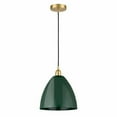 thumbnail image 1 of 616-1P-SG-MBD-12-GR-Innovations Lighting-Plymouth Dome - 1 Light Cord Hung Mini Pendant In Industrial Style-14.75 Inches Tall and 12 Inches Wide-Satin, 1 of 1