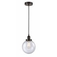 thumbnail image 1 of 616-1PH-OB-G204-8-LED-Innovations Lighting-Beacon - 1 Light Mini Pendant In Industrial Style-11.5 Inches Tall and 8 Inches Wide Oil Rubbed Bronze, 1 of 1