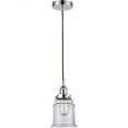 thumbnail image 1 of 616-1PH-PC-G182-LED-Innovations Lighting-Canton - 1 Light Mini Pendant In Industrial Style-10 Inches Tall and 6 Inches Wide Polished Chrome Clear, 1 of 1