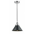 thumbnail image 1 of 616-1PH-PC-M10-BK-LED-Innovations Lighting-Briarcliff - 1 Light Mini Pendant In Traditional Style-8.88 Inches Tall and 10 Inches Wide Polished Chrome, 1 of 1