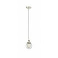 thumbnail image 1 of 616-1PH-PN-G202-6 Innovations Lighting Beacon - 1 Light Mini Pendant In Industrial Style-9.5 Inches Tall and 6 Inches Wide-Polished Nickel, 1 of 2