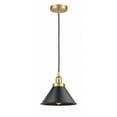 thumbnail image 1 of 616-1PH-SG-M10-BK-LED-Innovations Lighting-Briarcliff - 1 Light Mini Pendant In Traditional Style-8.88 Inches Tall and 10 Inches Wide Satin Gold LED, 1 of 1