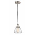 thumbnail image 1 of 616-1PH-SN-G172-LED-Innovations Lighting-Fulton - 1 Light Mini Pendant In Industrial Style-10 Inches Tall and 7 Inches Wide Brushed Satin Nickel Clear, 1 of 1