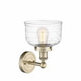 thumbnail image 1 of 616-1W-AB-G713-Innovations Lighting-Bell - 1 Light Wall Sconce In Industrial Style-10 Inches Tall and 6.5 Inches Wide-Antique Brass Finish-Clear Deco, 1 of 7