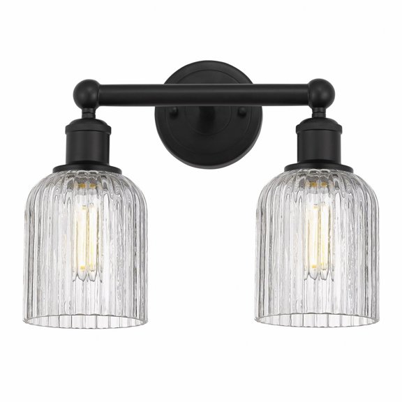 Innovations Lighting - Bridal Veil - 2 Light Bath Vanity In Art Deco Style-11.25