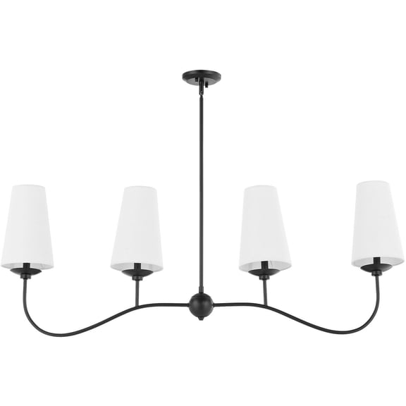 616-4-59 Quorum Lighting Euphora - 4 Light Chandelier-19 Inches Tall and 10 Inches Wide