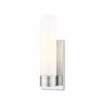 thumbnail image 1 of 617-1W-PC-G617-11WH Innovations Lighting Boreas - 1 Light Wall Sconce-13.75 Inch Tall and 4.5 Inch Wide-Polished Chrome Finish-White Glass Color, 1 of 2