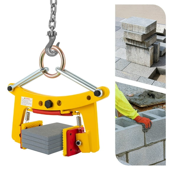 617 lbs Scissor-shape Marble Lifting Stone Slab Lifter, Vertical Lifting Clamp Wide Jaw Opening Slate Clip Lifting Tool