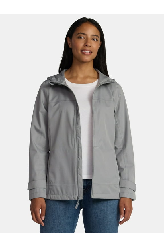Women's and Women's Plus Rain Jacket, Sizes XS-2X