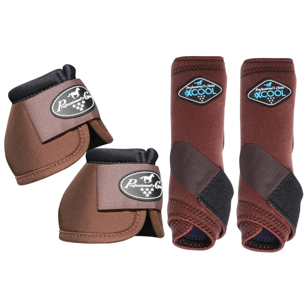 61PC Large Professionals Choice 2XCOOL Ballistic Horse Front Bell Boots