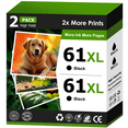 thumbnail image 1 of 61 Black Ink Compatible for HP 61 Black Ink for HP 61XL Black Ink Cartridge (2 Black), 1 of 8