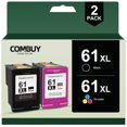 61XL Ink Cartridge Black Color Combo Pack for HP Ink 61 HP 61 XL HP
