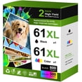 thumbnail image 1 of 61XL Ink Cartridges Compatible for HP 61 Ink Cartridge for Printer Ink HP 61 for Deskjet 2541 OfficeJet 4630 HP Envy 4500 Printer (2-Pack), 1 of 10