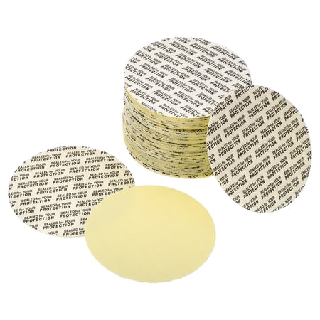 61mm/2.38inch Foam Lid Liner,100pcs Foam Resistant Tamper Pressure Sensitive Seal