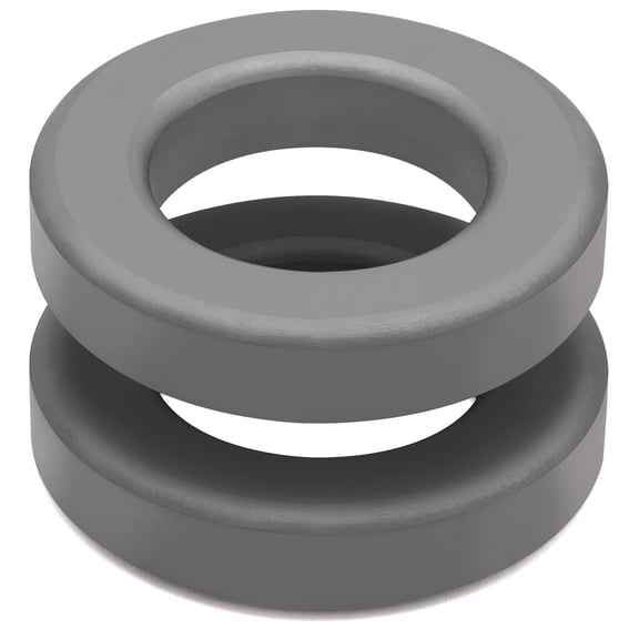 61mm Ferrite Toroid Core 2pcs for Ham Radio Unun Common Mode Choke EMI RFI Noise Filter HF Antenna
