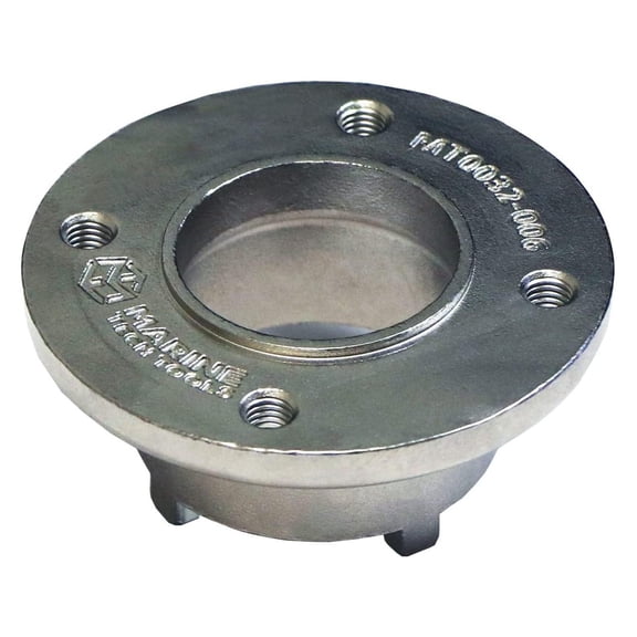 61mm OD Retaining Ring Wrench, 4 Tooth, Plated Steel, Fits 25-30HP 1984-2000