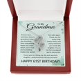 thumbnail image 1 of 61st Birthday Gifts for Grandma - To My Grandmother Necklace - 61 Years Old Grandma Title: Luxury Box, 1 of 1