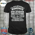 61st birthday gifts legends were born in december 1960 Men TShirt