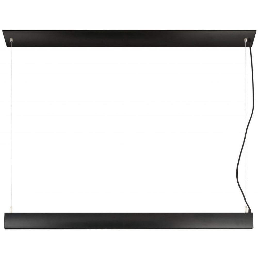 SensorWave 41.5" LED Black Linear Pendant Light
