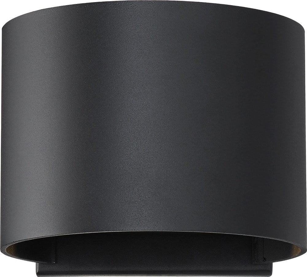 Lightgate Sleek Black LED Dimmable Wall Sconce