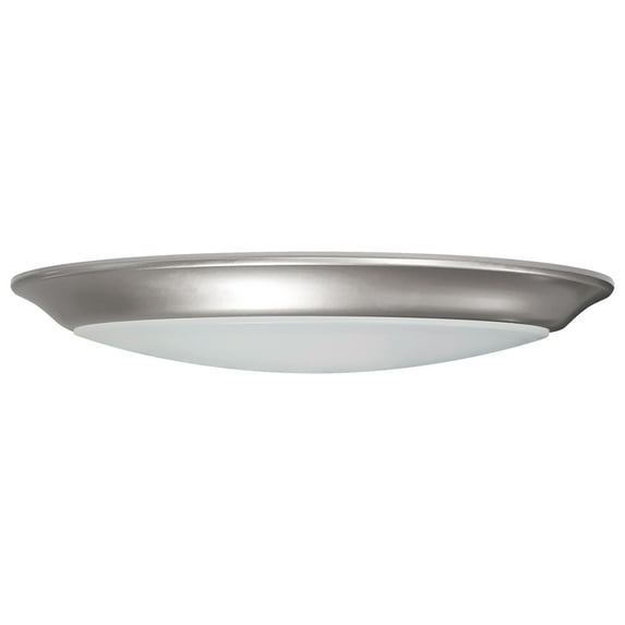 62/1672-Nuvo Lighting-16W LED 3000K Disk Light (Pack of 6) In Contemporary-1.28 Inches Tall and 9.49 Inches Wide-Brushed Nickel Finish