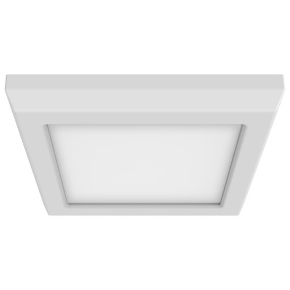 Blink Pro - Light White Utilitarian Aluminum Flush Mount Light