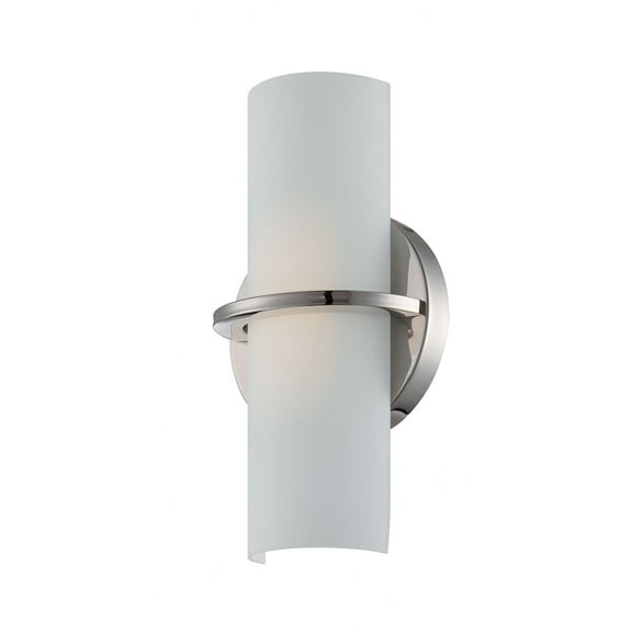 Nuvo Wall Fixture,1L,LED Sconce,Nickel 62-185
