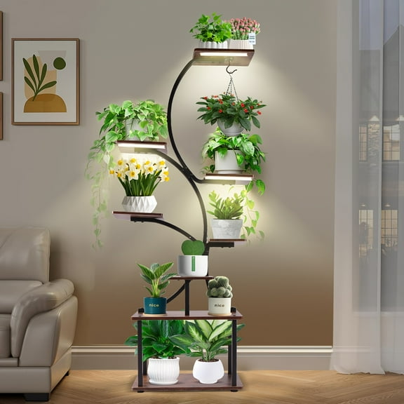 62.2" Tall Metal Corner Shelf - Curved Space-Saving Organizer for Living Room, Office & Studio (Orange-Red/White)