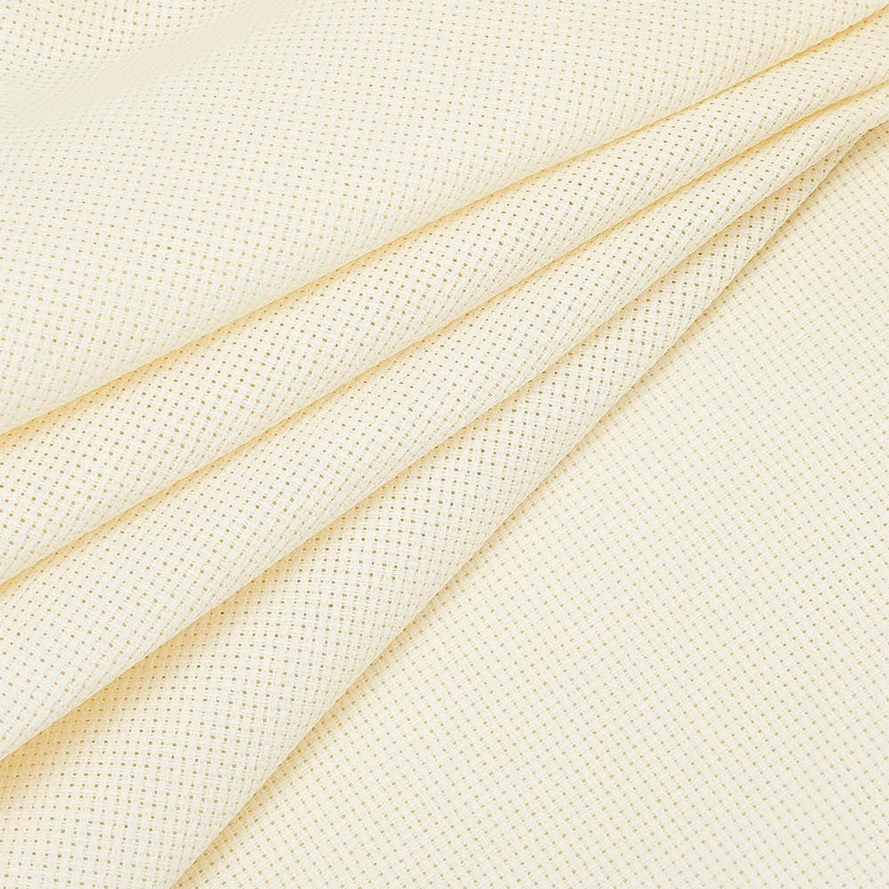 62.6x39.4 Inch 14 CT Stitch Fabric Beige Classic Reserve Stitch Aida ...