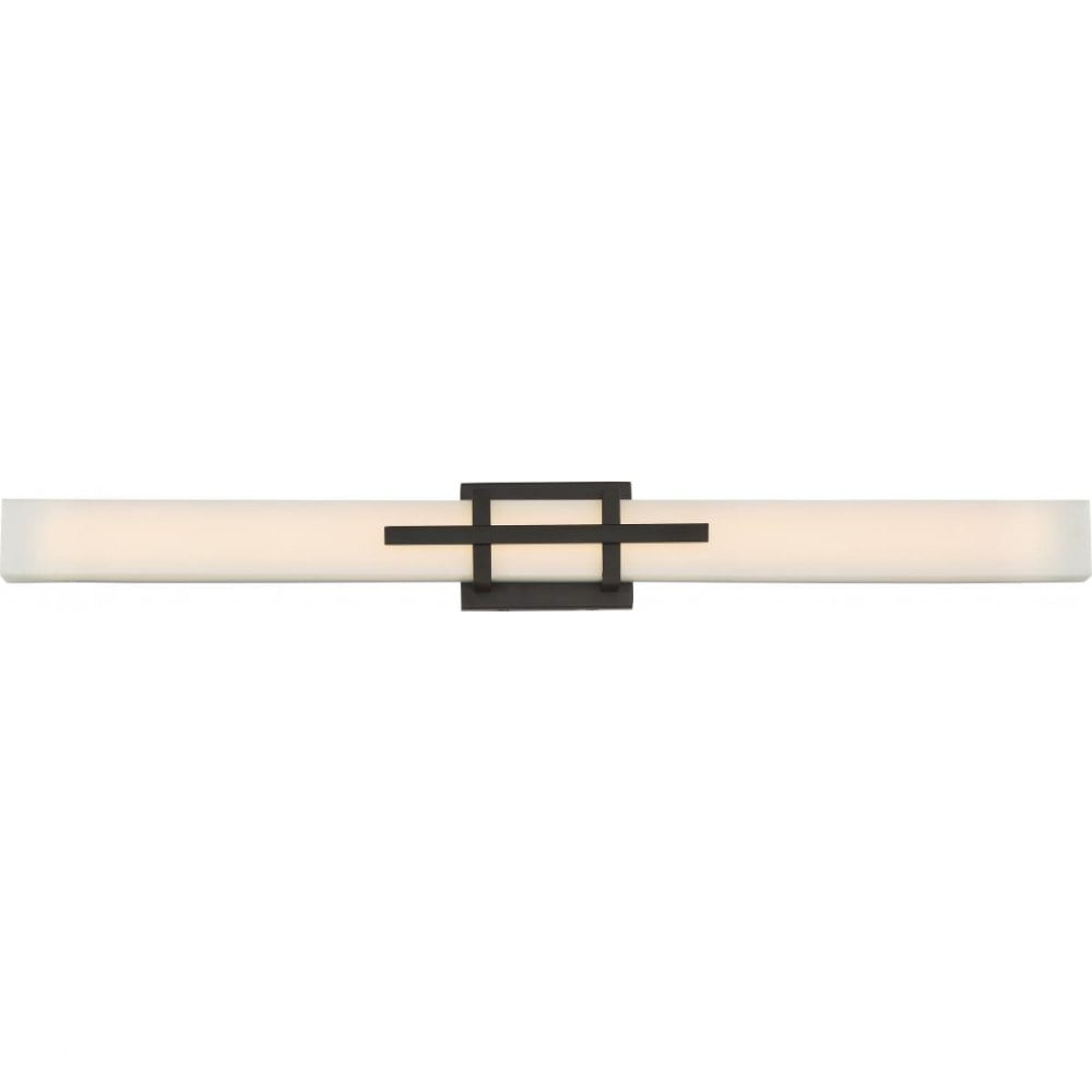 Elara 36" Bronze LED Vanity Sconce with Dimmable Soft White Light