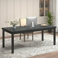 thumbnail image 1 of 62.9 Inch Large Computer Desk, Gaming Computer Desk with A Modern Design, Office Computer Desk at Home, Perfect for Office Work, Gaming, Studying, and Writing, Etc., Black., 1 of 7