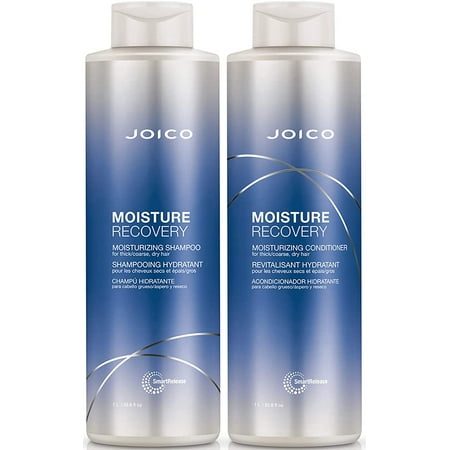 ($62.98 Value) Joico Moisture Recovery Shampoo and Conditioner Duo, 33.8 oz ea