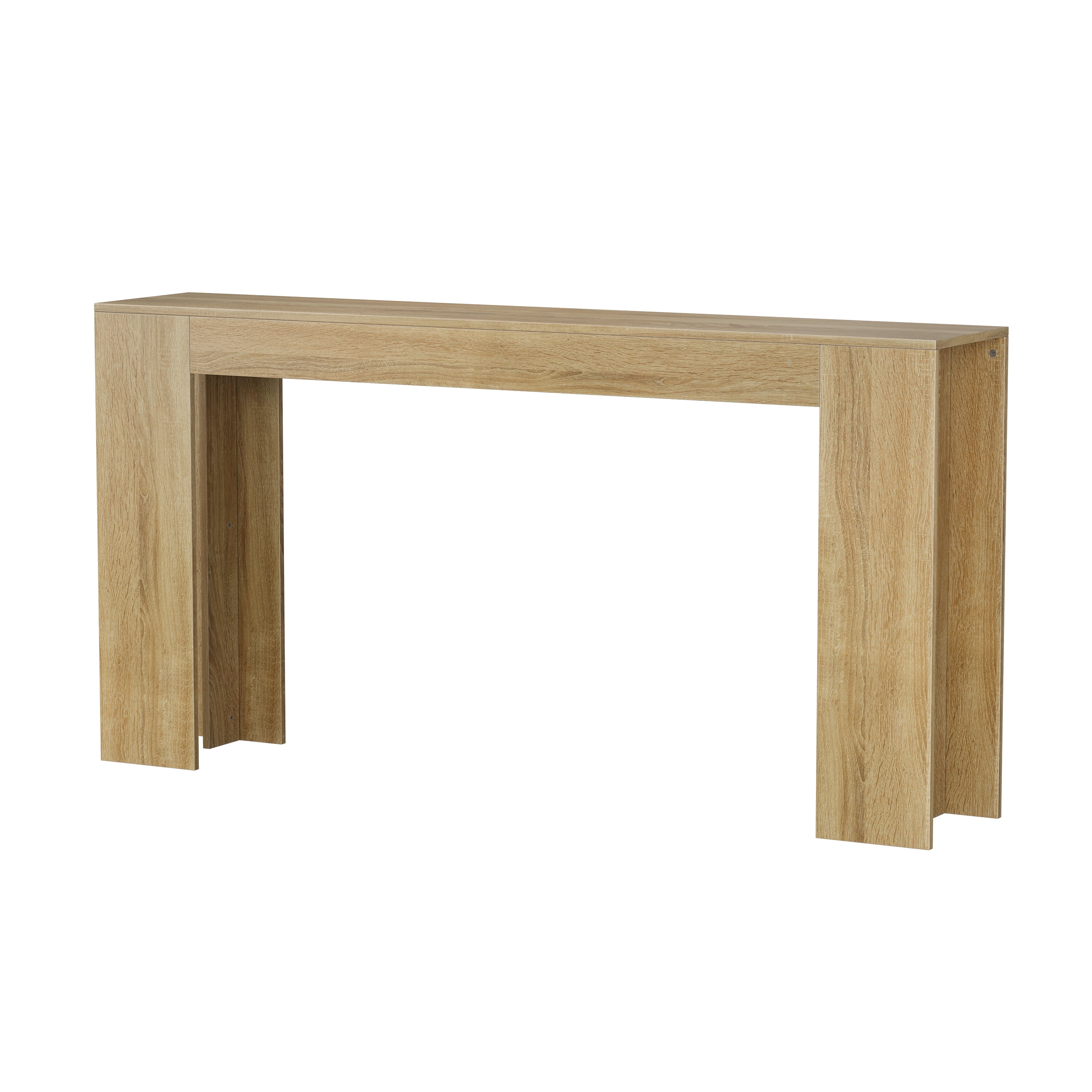 62.99" Farmhouse Extra-Long Entryway Table for Narrow Spaces