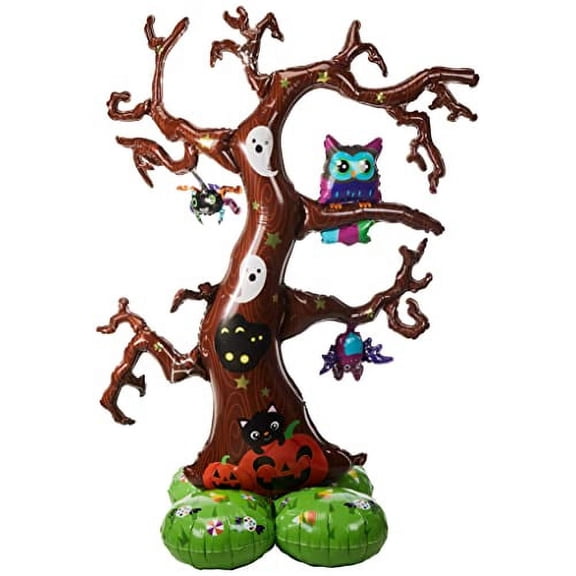 62" Anagram Creepy Tree Airloonz Foil Balloon, Multicolor