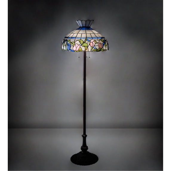 62" High Rose Vine Floor Lamp