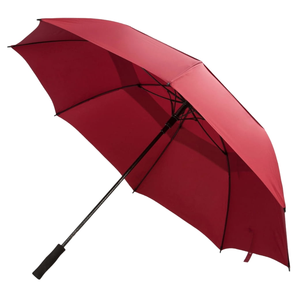 62 Inch Golf Umbrella (Red, 1-Pack) UV Umbrella Protection Sun Big